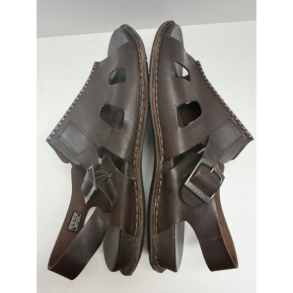 Keen Alman Fisherman Sandals Dark Brown Full-Grain Leather Size 10 main image 10